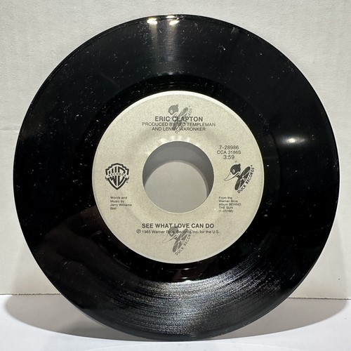 Eric Clapton She's Waiting / See What Love Can Do - Warner Bros. 7-28986 45RPM