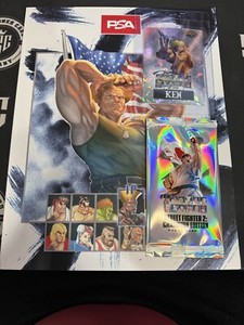 2025 Street Fighter 2 Ken PSA-4 Ice 50/50 PSA Magazine Promo w/ Magazine