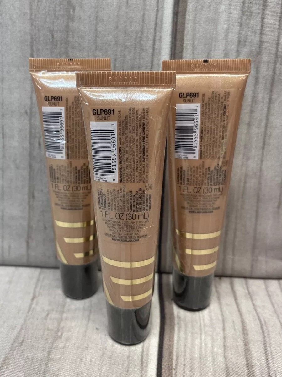 LA Girl Luminous Glow Skin Illuminator – Flüssiger Highlighter In Sunlit, Für Strahlenden Glow