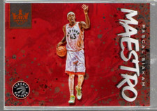 2019-20 Court Kings Maestros Citrine #2 Pascal Siakam /49