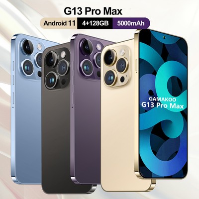 Unlocked Smartphone 13 Pro Max 5G 6.8'' 4GB+128GB CellPhone Android 11 5000mAh