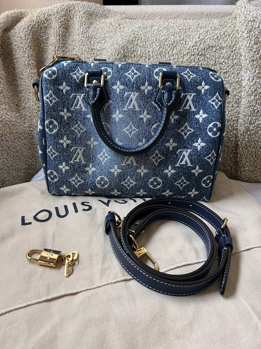 Louis Vuitton Speedy 25 Bandouliere Denim