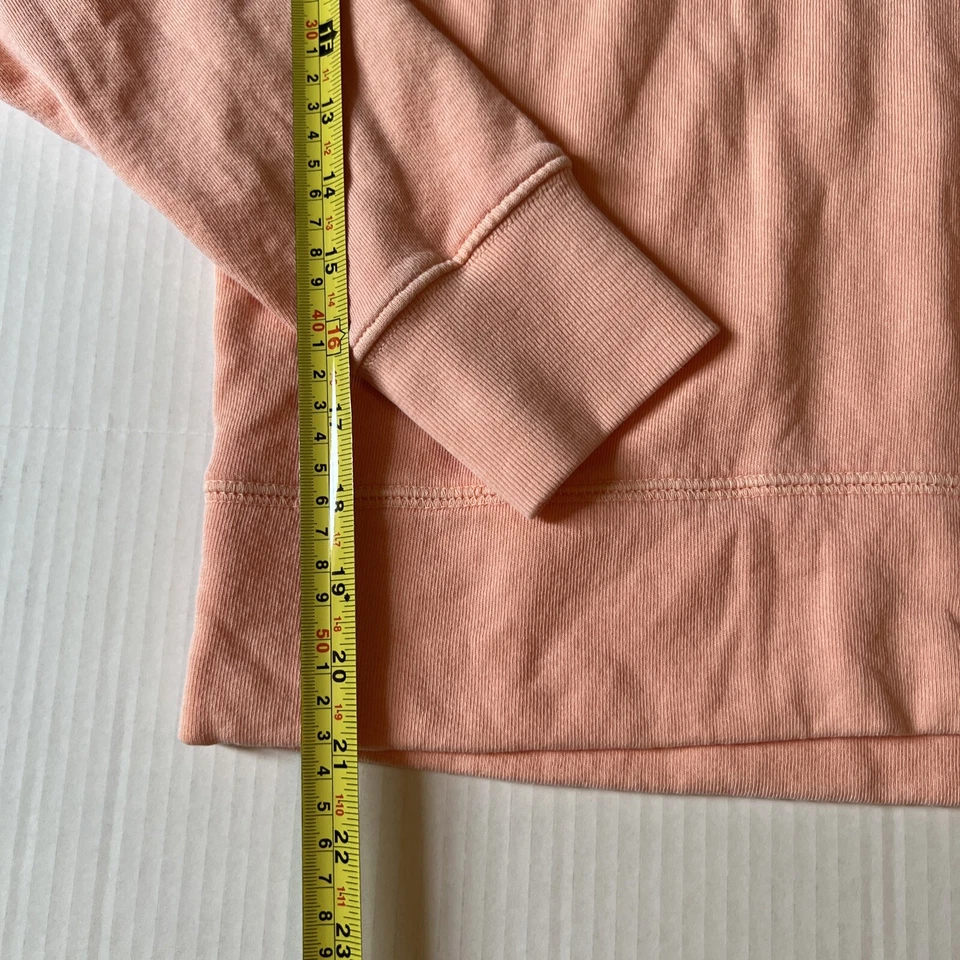 Идеальная белая футболка XS Tyler Sweatshir французский махровый пуловер персиковый💖Подарок💖США💖 - Изображение 4 из 4