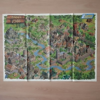 Großes Anno 1503 Poster (Din A 1) mit allen Produktionsketten