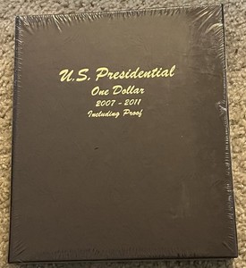 DANSCO COIN ALBUM #8184 PRESIDENTIAL DOLLARS 2007-2011 INCLUDING PROOF NEW