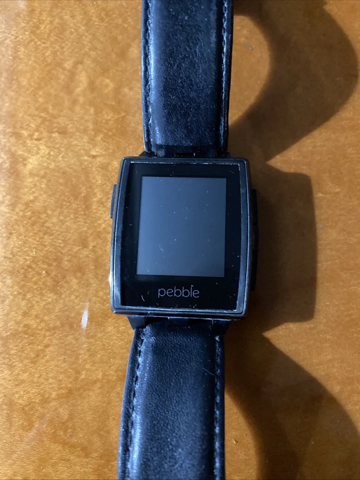 Pebble Steel 401B Smartwatch Leather Band, Unknown  - Image 4 of 4