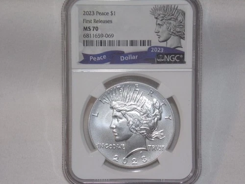 2023 NGC MS70 Peace Silver Dollar $ ** First Releases **