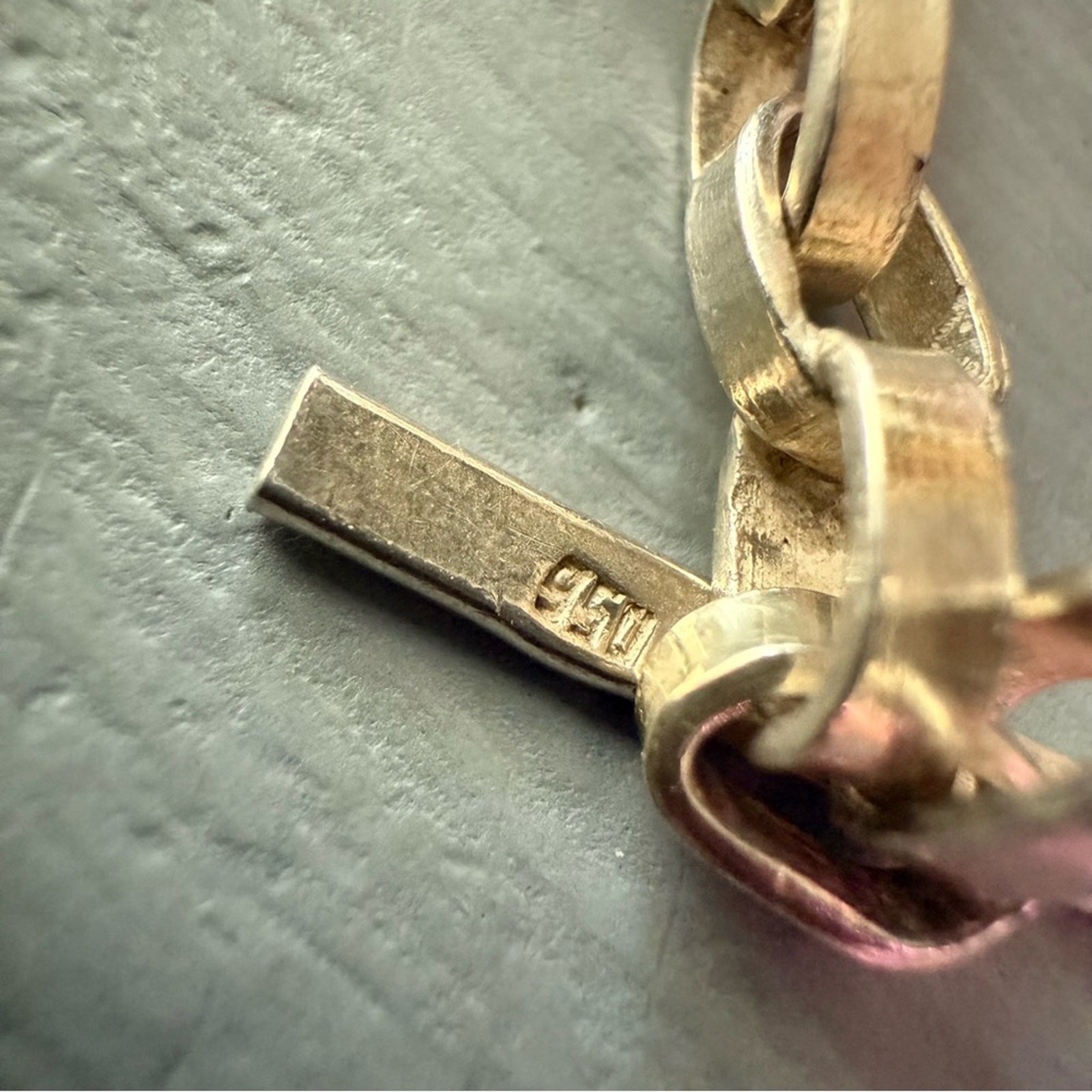 925 Sterling Silver Chainlink Toggle Bracelet - image 7