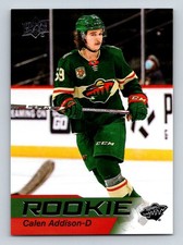 #9 Calen Addison 2021-22 Upper Deck Star Rookie ) RC Wild
