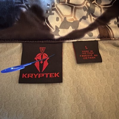 Kryptek Obskura Transitional 1/4 Zip Performance Fleece Pullover Men’s L/ NWOT