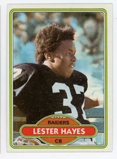 1980 Topps Lester Hayes Rookie RC #195 Raiders NM