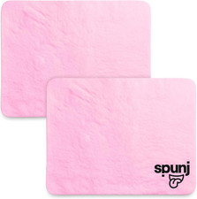 Spunj 2Pk Ultra Thirsty Sponge Kitchen Cloth Cleaning Pink, 32X42Cm Super Absorb