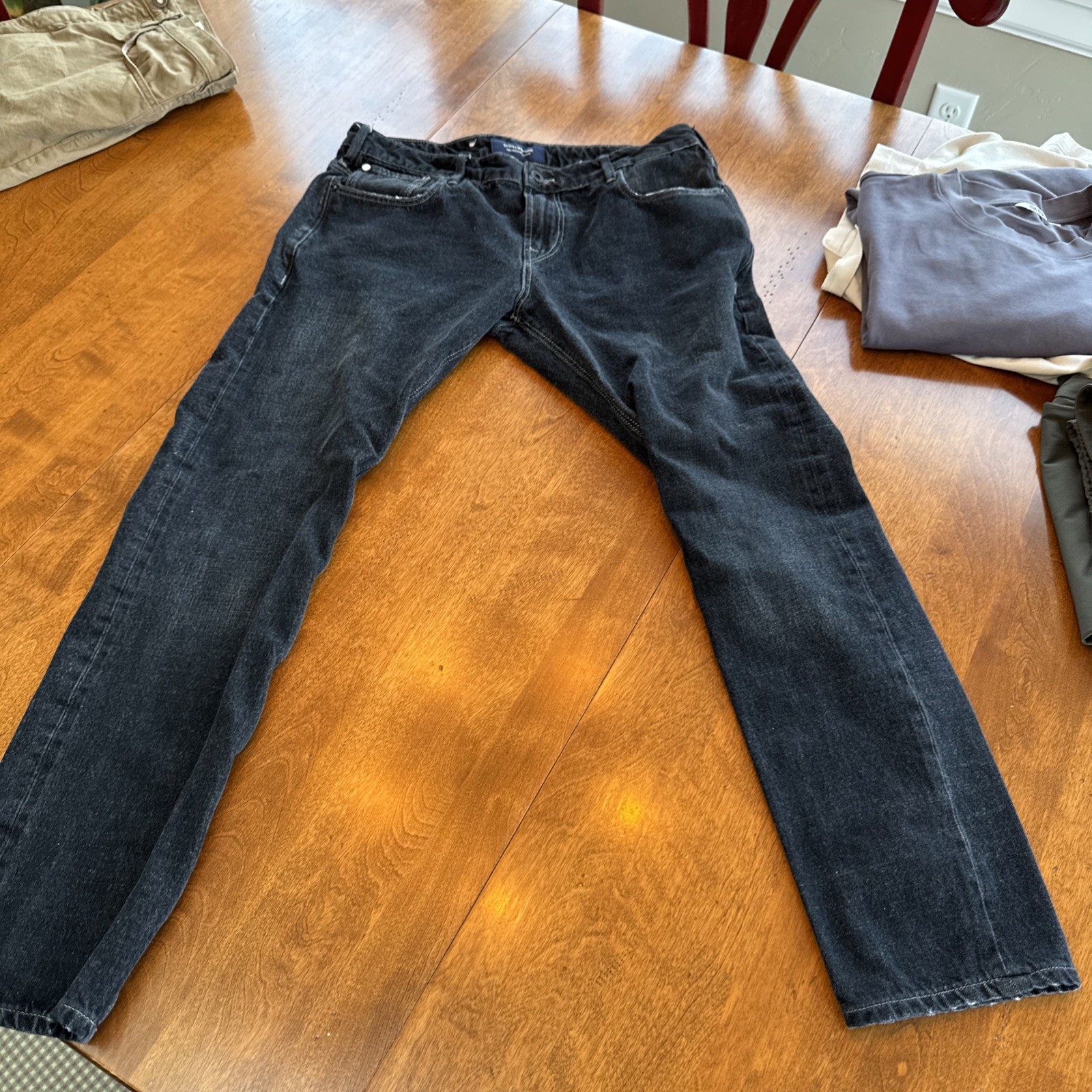 Scotch and Soda Men's Jeans Black Size 34x32 Slim Fit