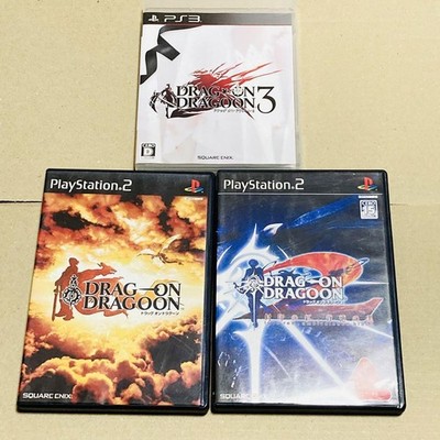 Drakengard 1,2,3 PS2 PS3 Drag on Dragoon Game Set Japan U.S. Tax