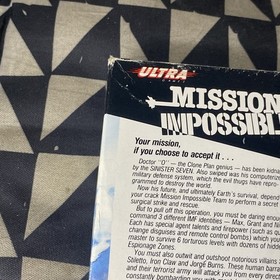 Nintendo NES Mission: Impossible Game in Original Box 1990 CIB - Tested/Works