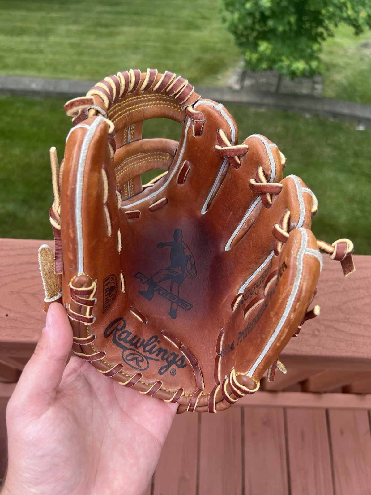 Alex Rodriguez Game Used Trainer Glove Rawlings Gold Glove HOH 9.5” Auto Signed view 4