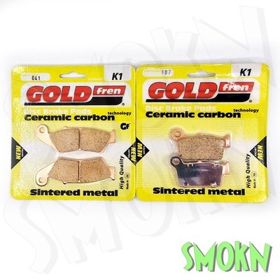 Beta RR Brake Pads 125 250 300 350 13-26 Xtrainer GOLDfren Front & Rear Sintered