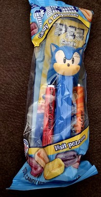 Sonic The HedgeHog Pez Dispenser Sonic in Pez Branded Cello Bag 2022 New