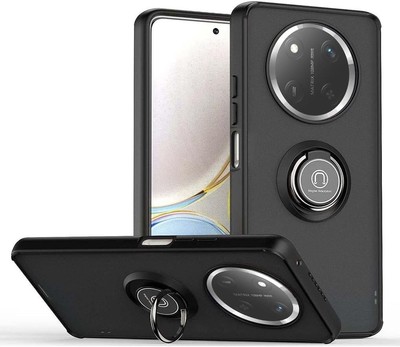 Case for Huawei Honor X9C / Honor Magic 7 Lite Phone Case with Ring Stand - Blac