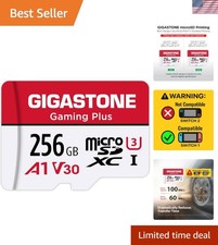 Gaming Plus 256GB Micro SD Card, UHS-I A1 for Nintendo Switch 1  Steam Deck