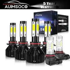 For Ford Expedition Sport Utility 4-Door 2003-2006 LED Headlight Bulbs Combo Kit