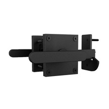 Double Side Gate Latches Swinging Door Lock Aluminum Fence Lock for Garden