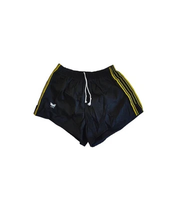Short vintage Erima Profi années 70 (M) noir jauneBorussia Dortmund shirt mai... - Photo 1/4