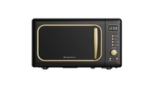 Frigidaire 700W Compact Retro Black Countertop Microwave Oven 0.7 Cu Ft