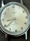 Timex Marlin Manual Wind  Wristwatch White Dial Silver Case 1967 Vintage