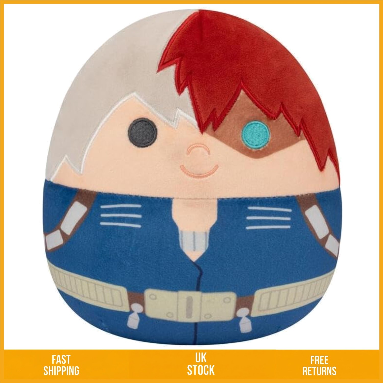 Cute Shoto Todoroki My Hero Academia Official Squishy Plush Anime Toy 20cm