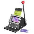 Yescom Round Corner Die Cutter Punch Heavy Duty Photo ID Credit Card Manual — photo 1