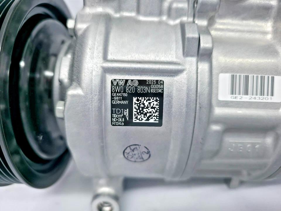 Genuine Audi A6 S6 A7 A4 S4 A5 S5 Air Conditioning Compressor AC Compressor 8W0820803N - Image 2 of 4