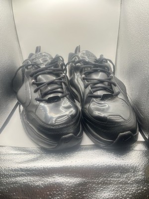 Nike Martine Rose x Air Monarch IV Triple Black Low Top Lace Up AT3147-001