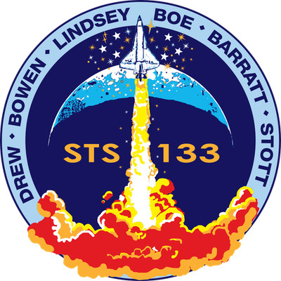 NASA STS-133 Mission Patch Sticker Decal Discovery NASA Space Shuttle Mission