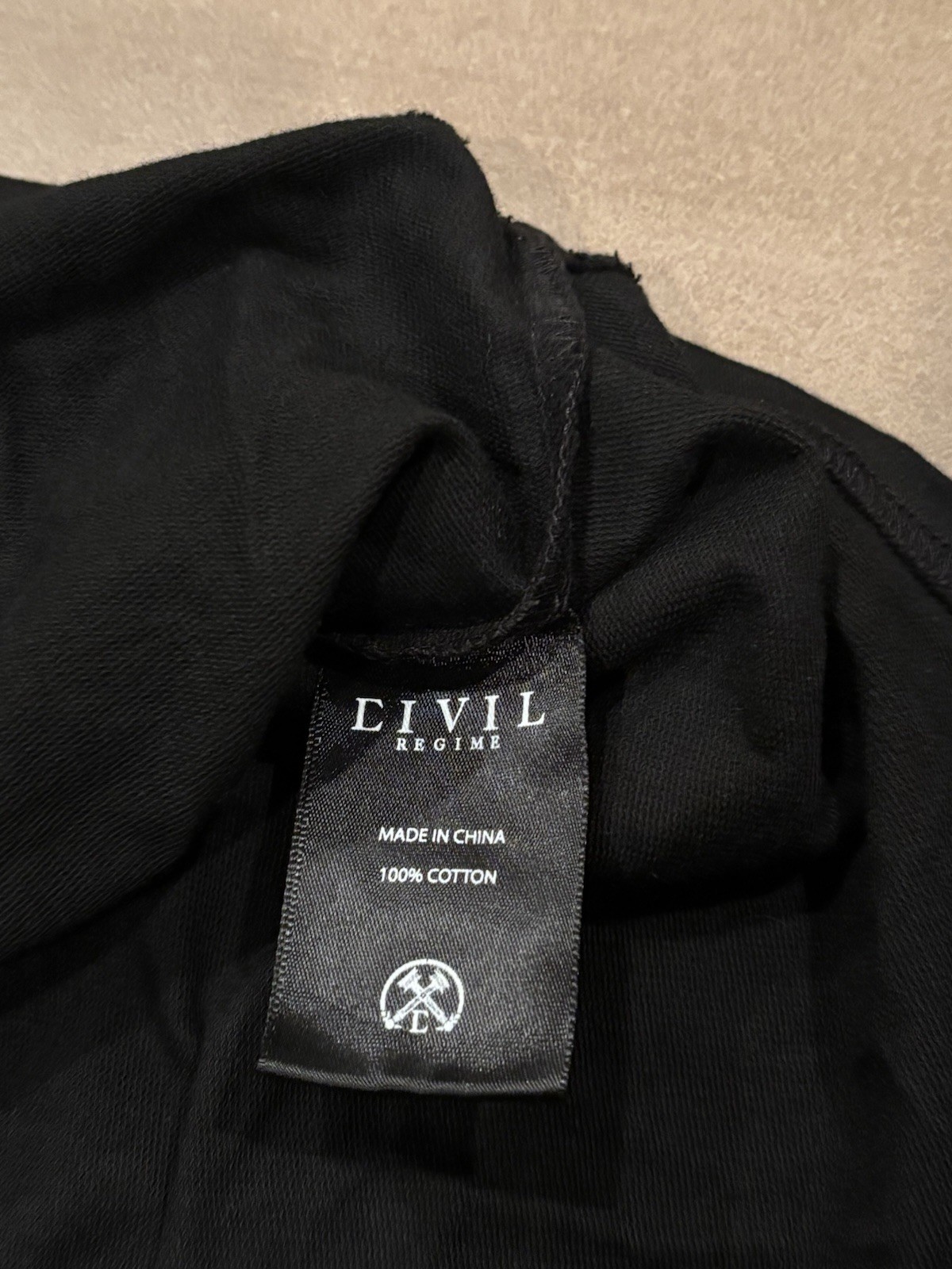 Darc Sport Hardcore Civil Regime Black Shirt 425/1000 Limited Edition Men’s XL