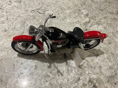 FRANKLYN MINT DIECAST PRECISION MODEL…1957 HARLEY DAVIDSON XL SPORTSTER . - Picture 6 of 12
