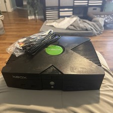 Microsoft Xbox Original Console with cords - 2001 - Works Great! - Vintage
