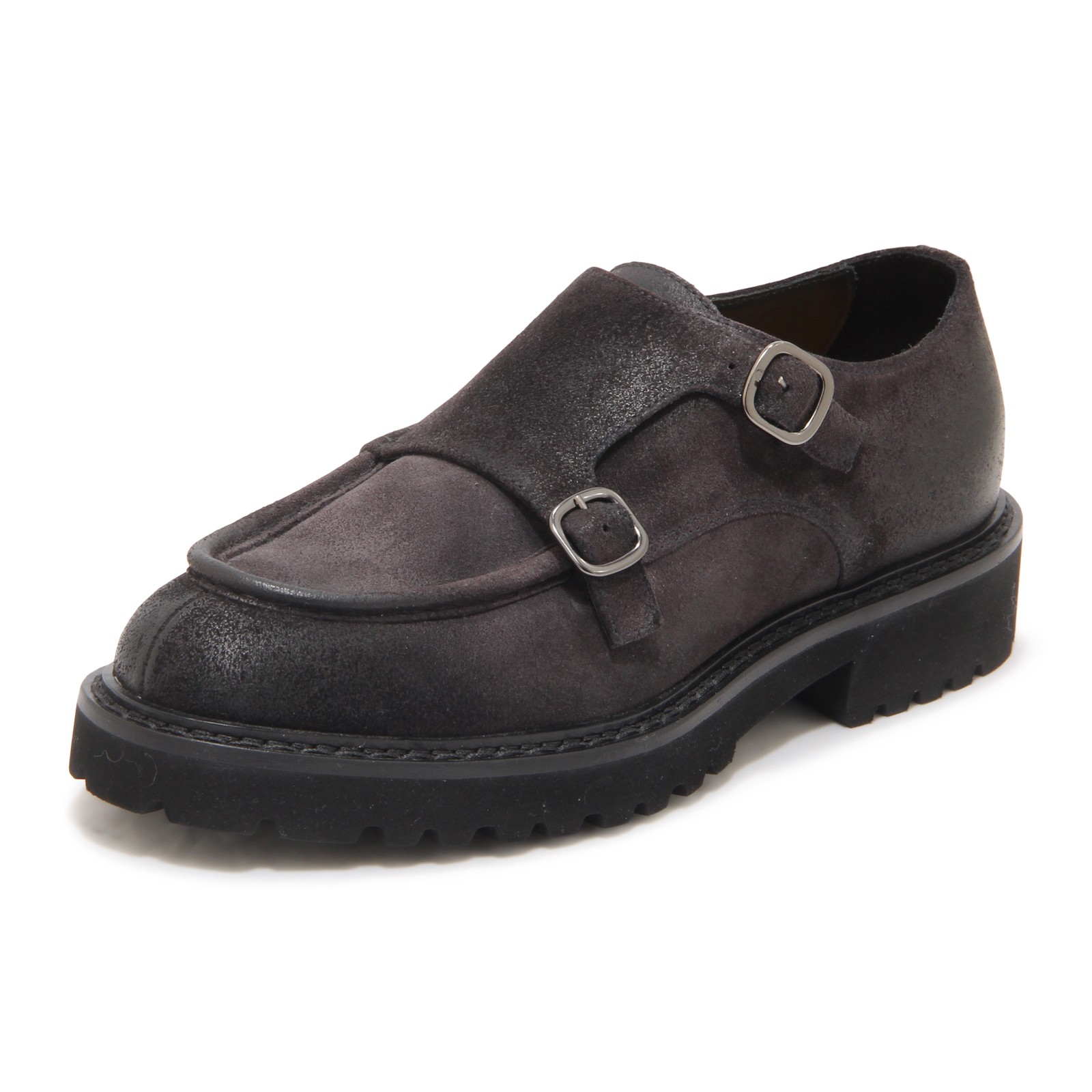 P7719 SCARPA DOPPIA FIBBIA UOMO DOUCALS MAN SHOES 65490₽