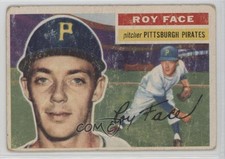 1956 Topps Roy Face (White Back) #13 15wb