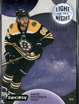 2022-23 Upper Deck Synergy #LN-DP David Pastrnak Light Up the Night #/899