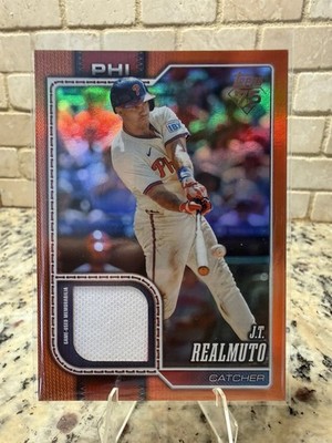 J.T. Realmuto Topps Series 2 2026 Game Used Memorabilia 10/25 Phillies