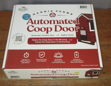 Harris Farms Manna Pro Automated Automatic Chicken Coop Door Built In Timer NIB
