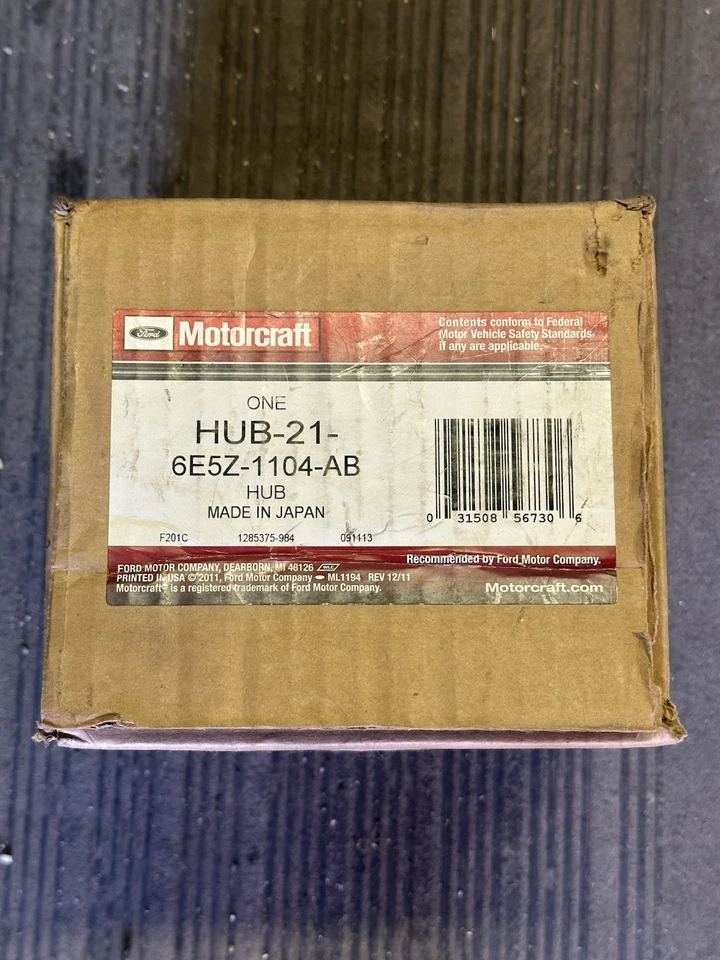 Juego de buje de rueda y cojinete de 3 ruedas Brg Motorcraft HUB-21 sellado de fábrica Foto 2 de 4