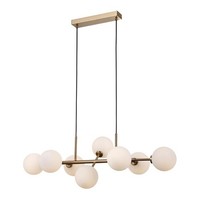 Moderne HäNgelampen 8X5W/G9 IP20 In Weiß Honigsüß Messing