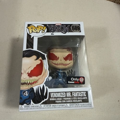 Venomized Mr Fantastic #689 - Marvel Funko Pop! [Metallic GameStop Exclusive]