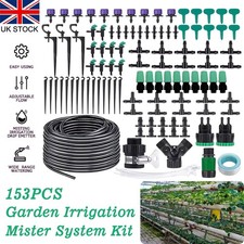 33m 153pcs Automatic Drip Irrigation System Garden Self Watering Plant Hose Kits