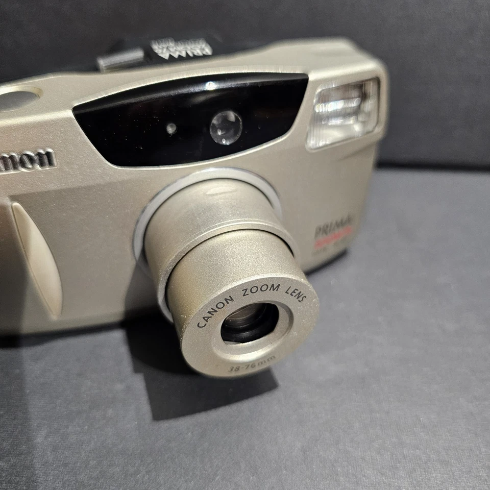 Canon Prima Zoom 76 Date AI AF 35mm Point & Shoot Film Camera - TESTED - Image 3 of 4