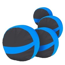 Tire Covers 4 Pack,Tough Tire Wheel Protector for Jeep, Camper, SUV, M--blue
