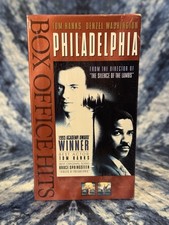 Philadelphia VHS, 1993  SEALED Tom Hanks  Denzel Washington Courtroom Drama