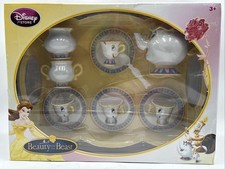 Disney Store Disney Princess Belle's Enchanted Tea Cart 2011 Sealed Set W/Tray